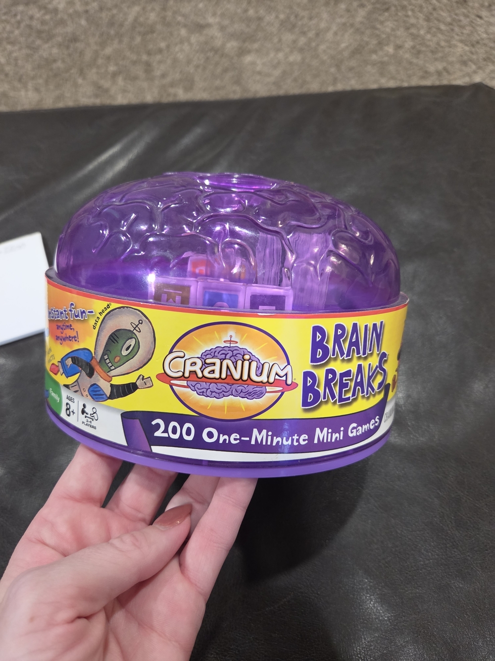 Cranium Brain Breaks Game — Purple One-Minute Mini Games Pack